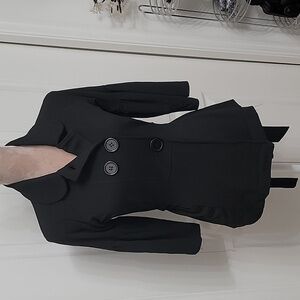 High Street, Size S, Black Knit Button Blazer.  EUC